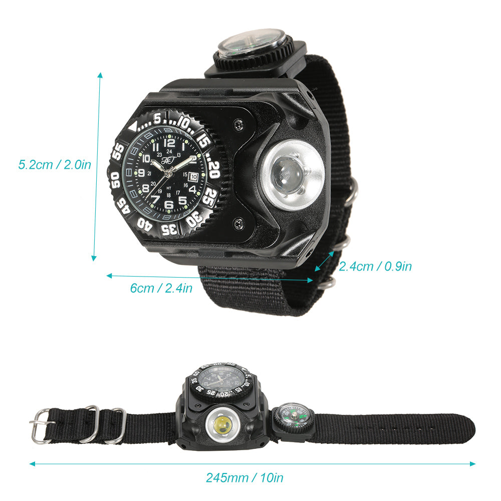 Cool Men's 3-in-1 Wrist Watch