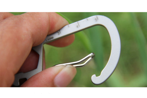 Multi Tool Titanium Carabiner