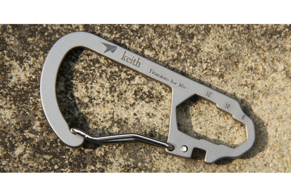 Multi Tool Titanium Carabiner