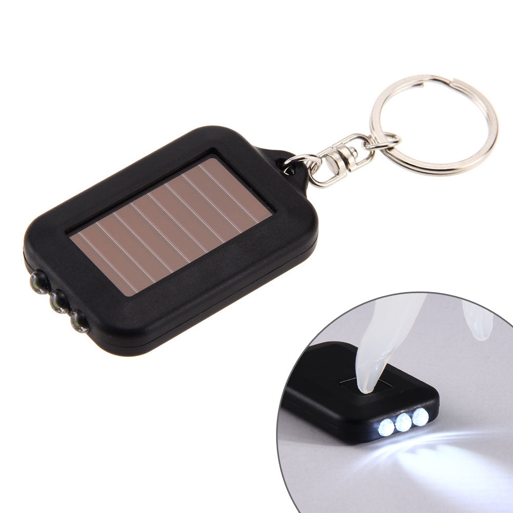 Solar Energy LED Light Keychain