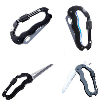 5 in 1 Aluminum Climbing Carabiner