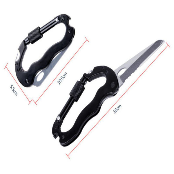 5 in 1 Aluminum Climbing Carabiner
