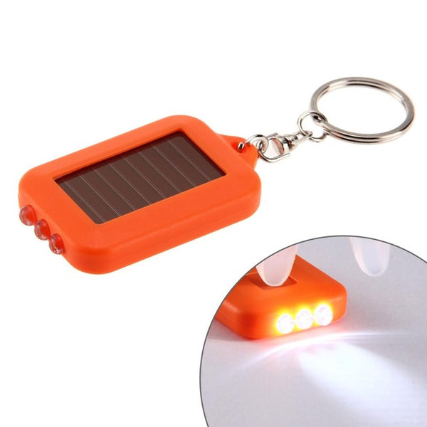 Solar Energy LED Light Keychain